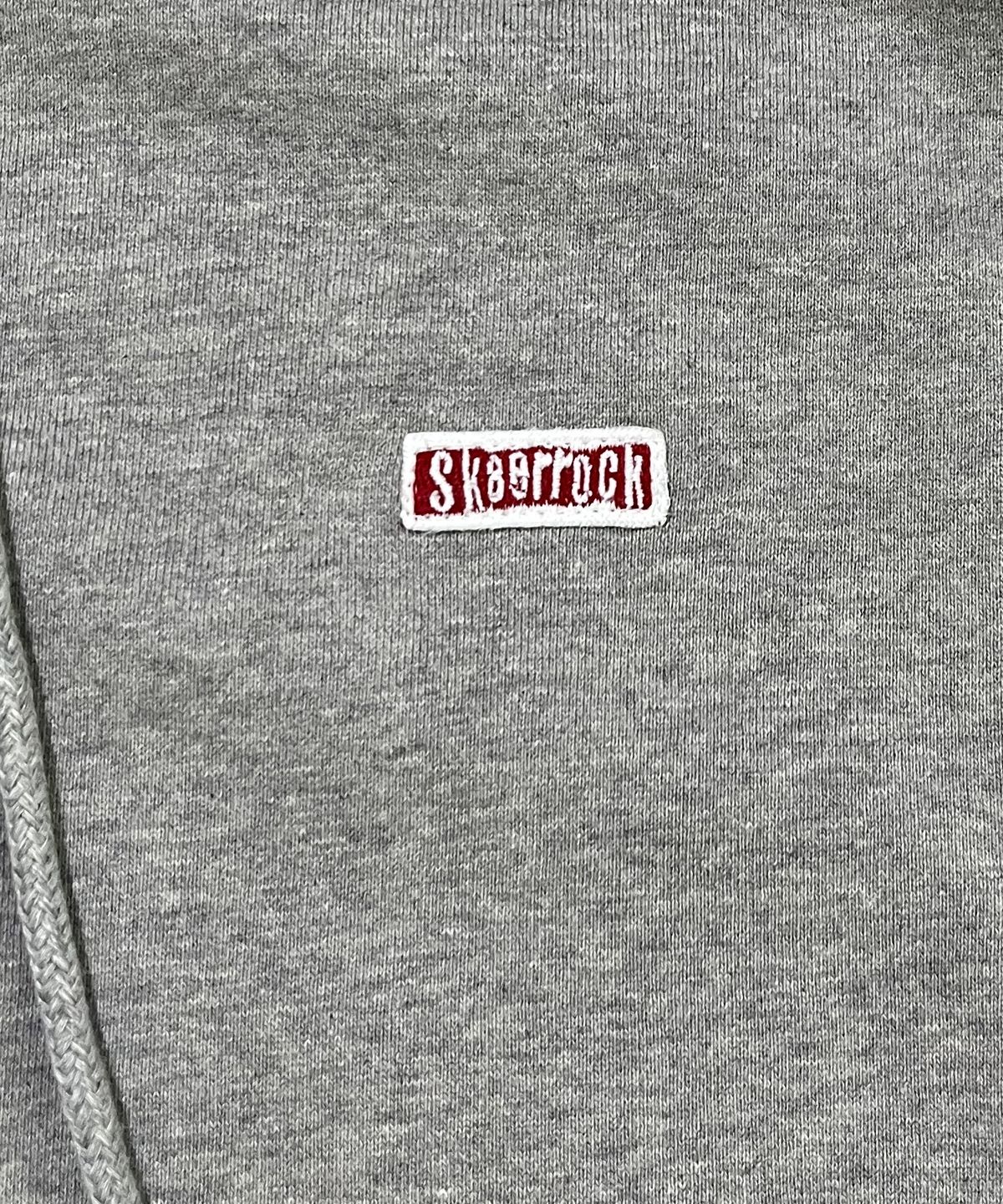 스케이터락(SK8ER ROCK) Small Logo Sweat Hoodie ((melange gray))