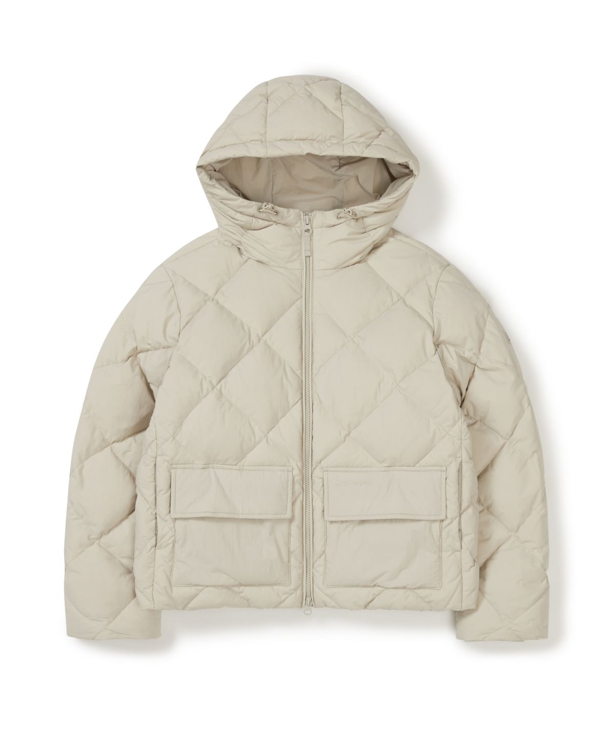스노우피크 어패럴(SNOWPEAK APPAREL) 랜드에어 여성 다이아 퀼팅 다운 자켓 (S25WWGDJ45) Light Beige
