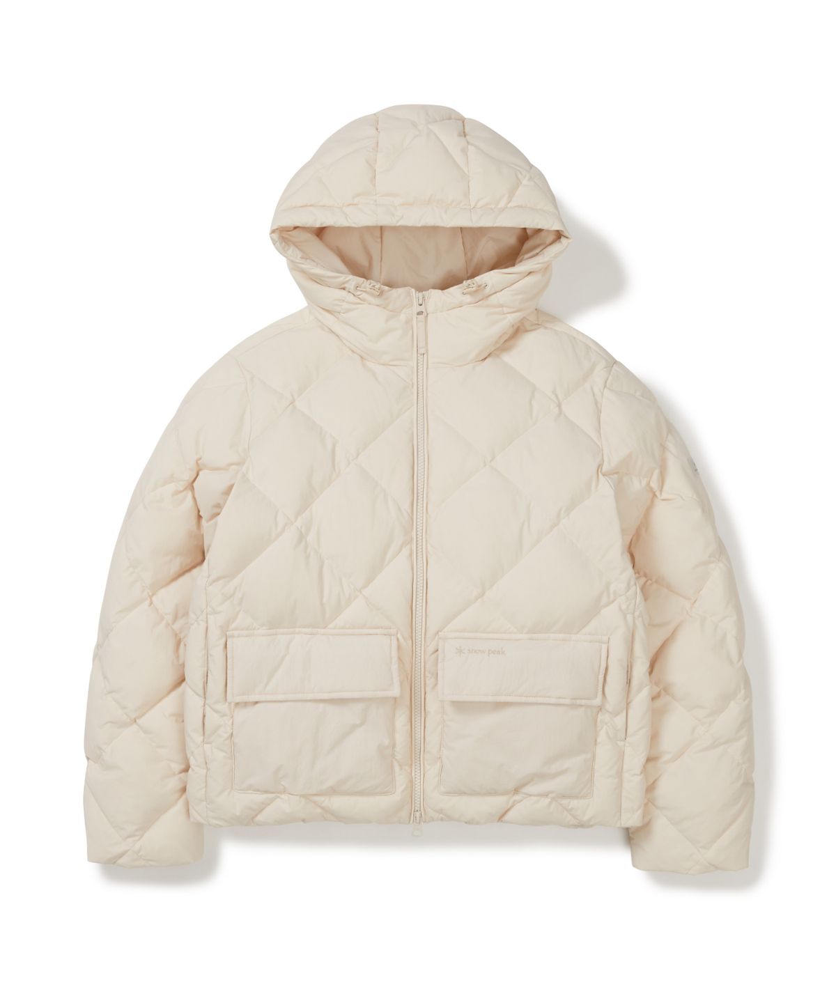 스노우피크 어패럴(SNOWPEAK APPAREL) 랜드에어 여성 다이아 퀼팅 다운 자켓 (S25WWGDJ45) Peach