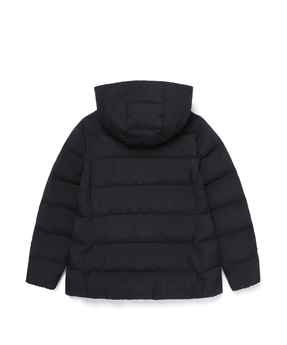 스노우피크 어패럴(SNOWPEAK APPAREL) 랜드에어 여성 후드 중기장 다운 자켓 (S25WWGDJ69) Black