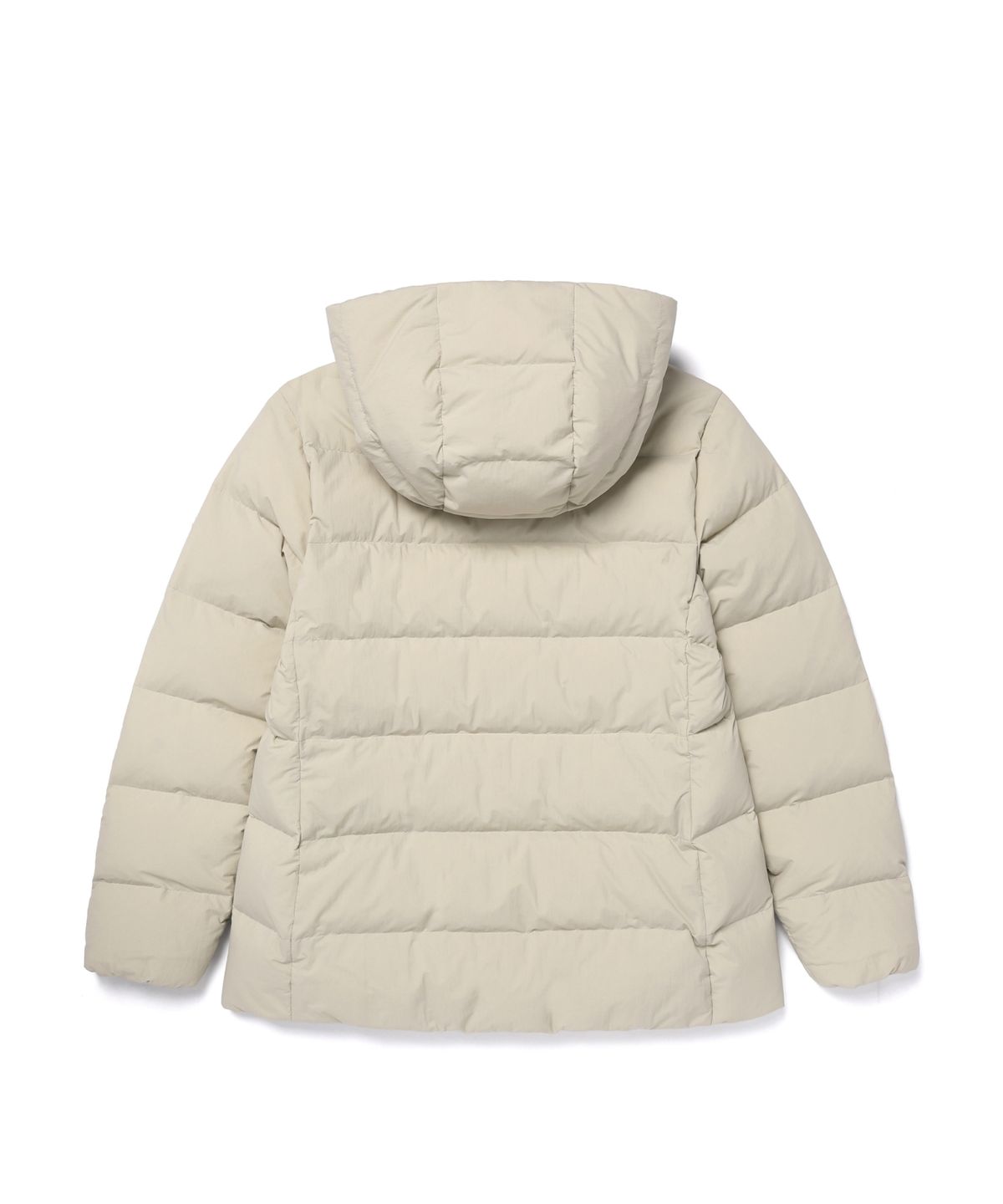 스노우피크 어패럴(SNOWPEAK APPAREL) 랜드에어 여성 후드 중기장 다운 자켓 (S25WWGDJ69) Light Beige
