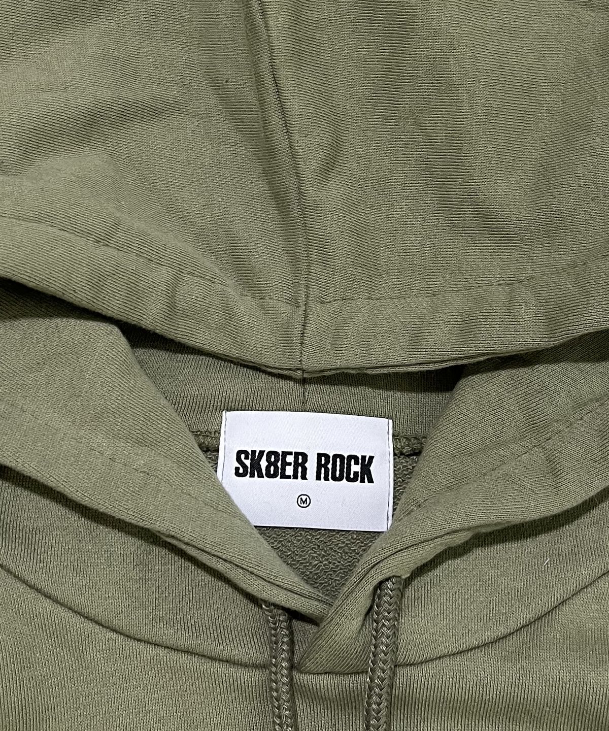 스케이터락(SK8ER ROCK) Small Logo Sweat Hoodie ((khaki))