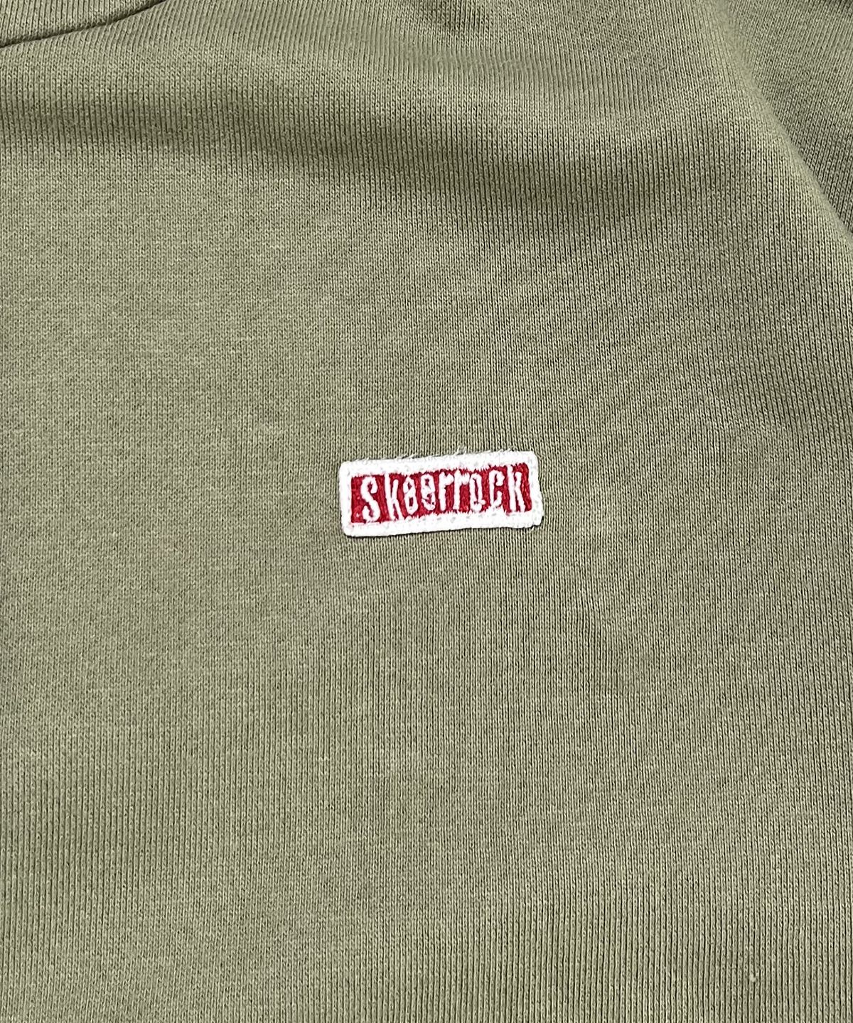 스케이터락(SK8ER ROCK) Small Logo Sweat Hoodie ((khaki))