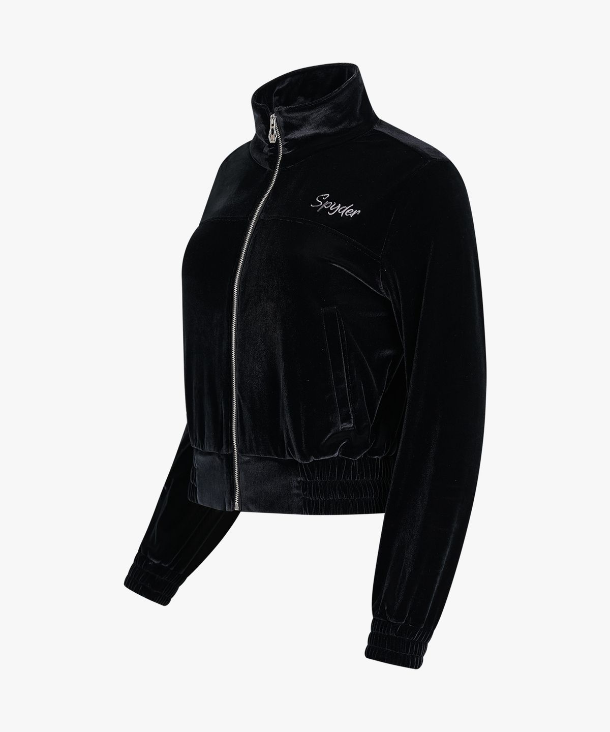 스파이더(SPYDER) 여성 벨루아 트랙탑 SPKWCNFT353WBLK