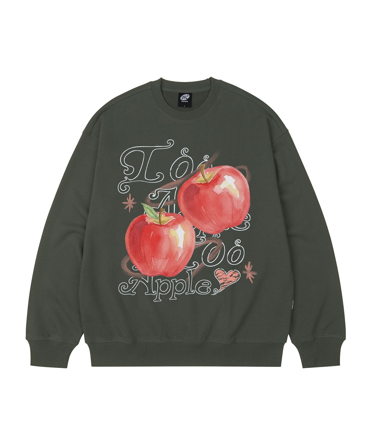 와일드락(WILDROCK) Too Apple 오버핏 맨투맨_9 COL