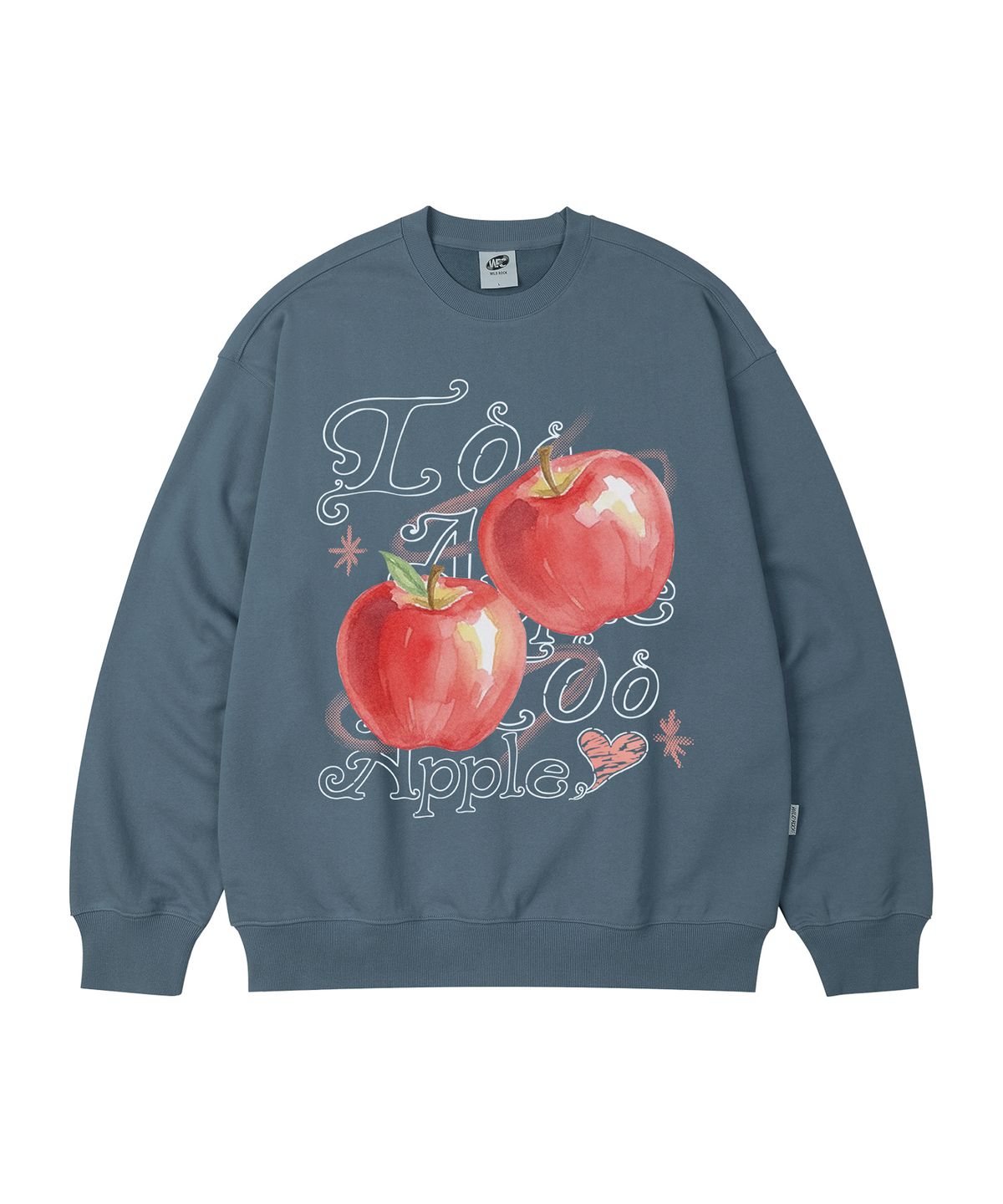 와일드락(WILDROCK) Too Apple 오버핏 맨투맨_9 COL