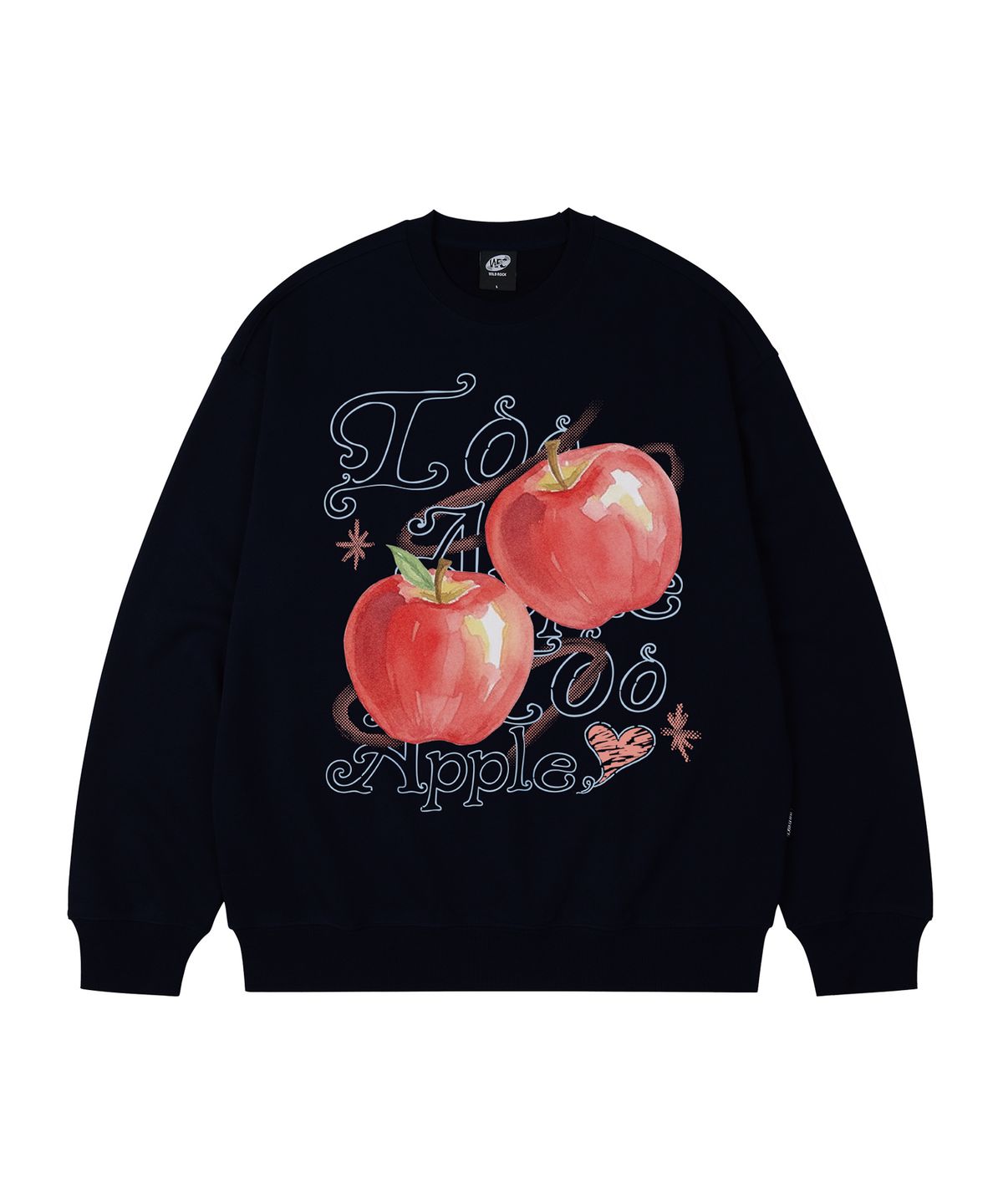 와일드락(WILDROCK) Too Apple 오버핏 맨투맨_9 COL