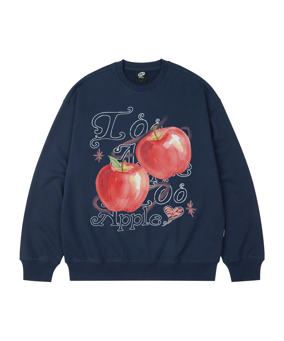 와일드락(WILDROCK) Too Apple 오버핏 맨투맨_9 COL