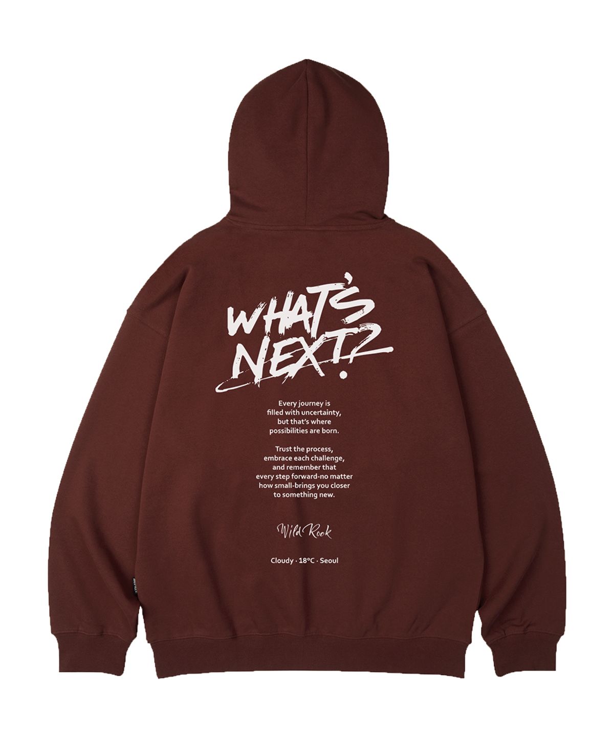 와일드락(WILDROCK) Whats Next 오버핏 후드_10 COL