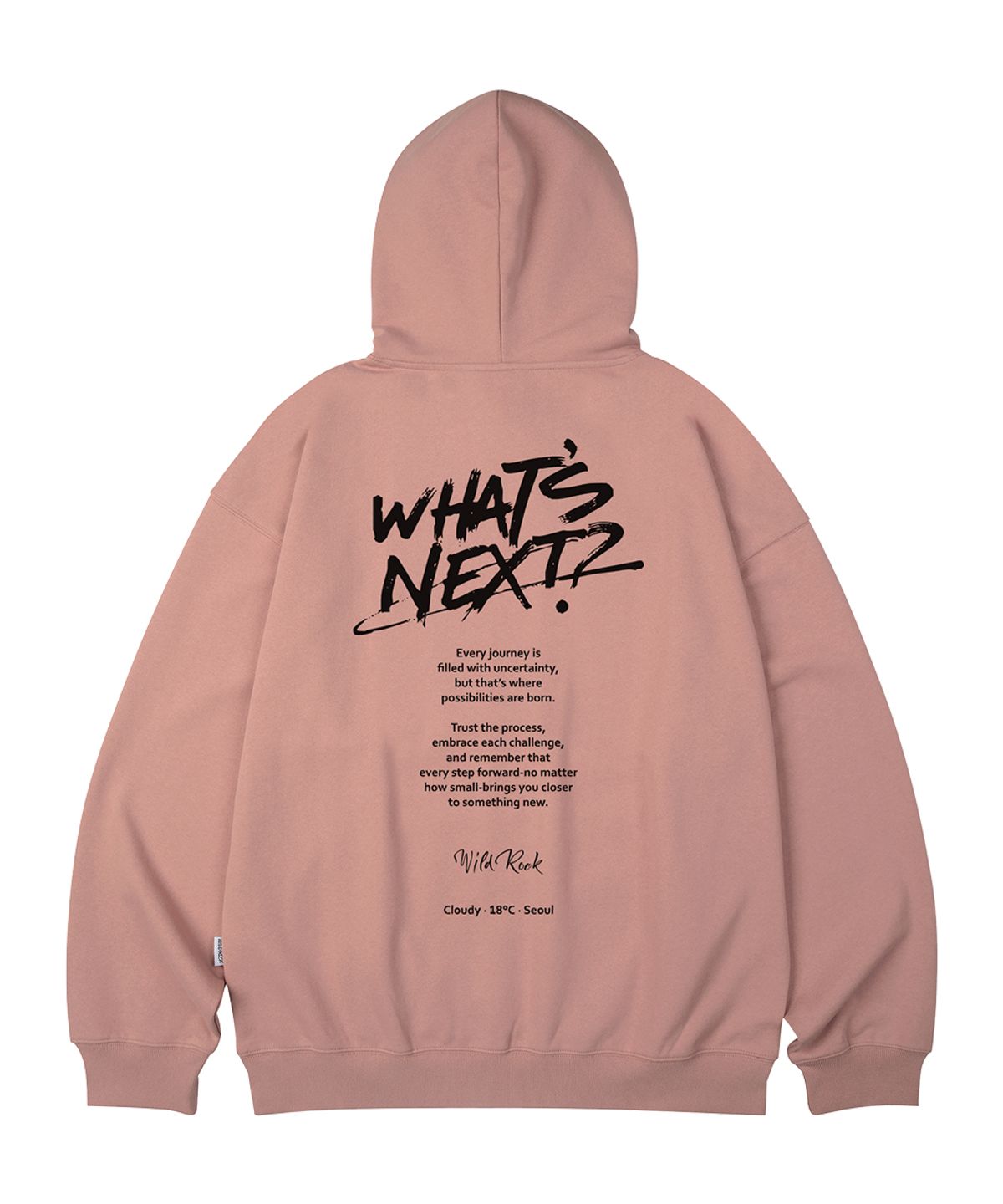 와일드락(WILDROCK) Whats Next 오버핏 후드_10 COL