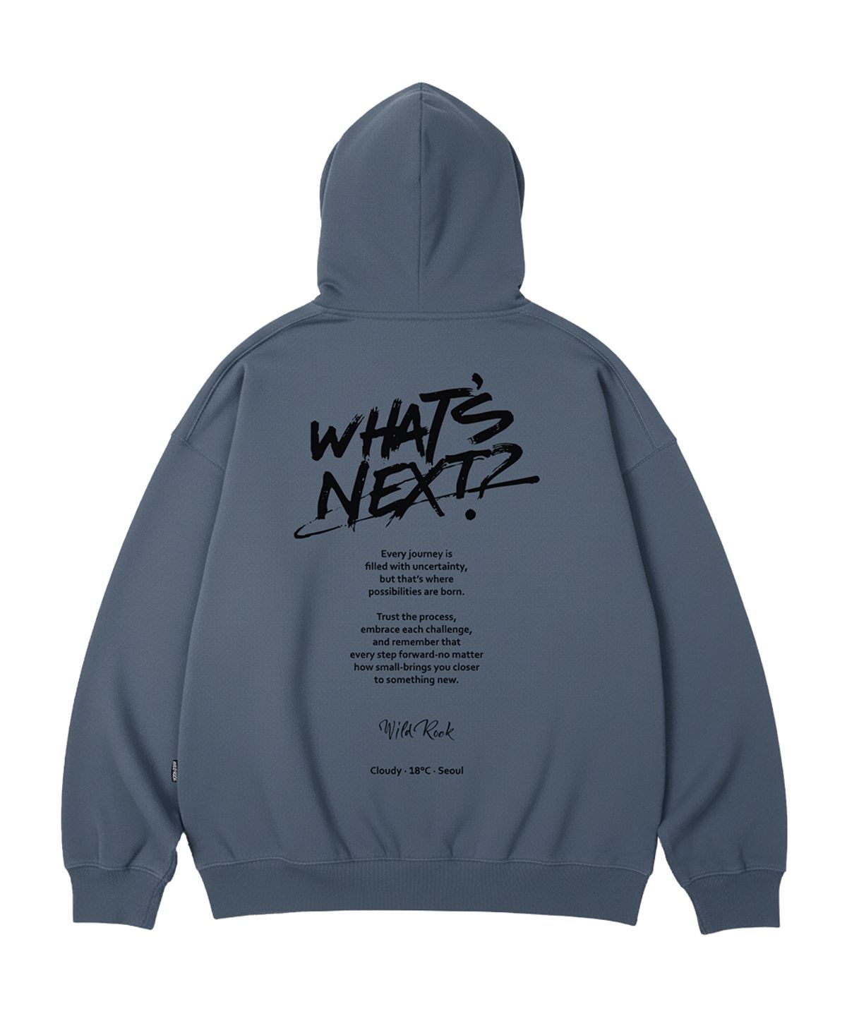 와일드락(WILDROCK) Whats Next 오버핏 후드_10 COL