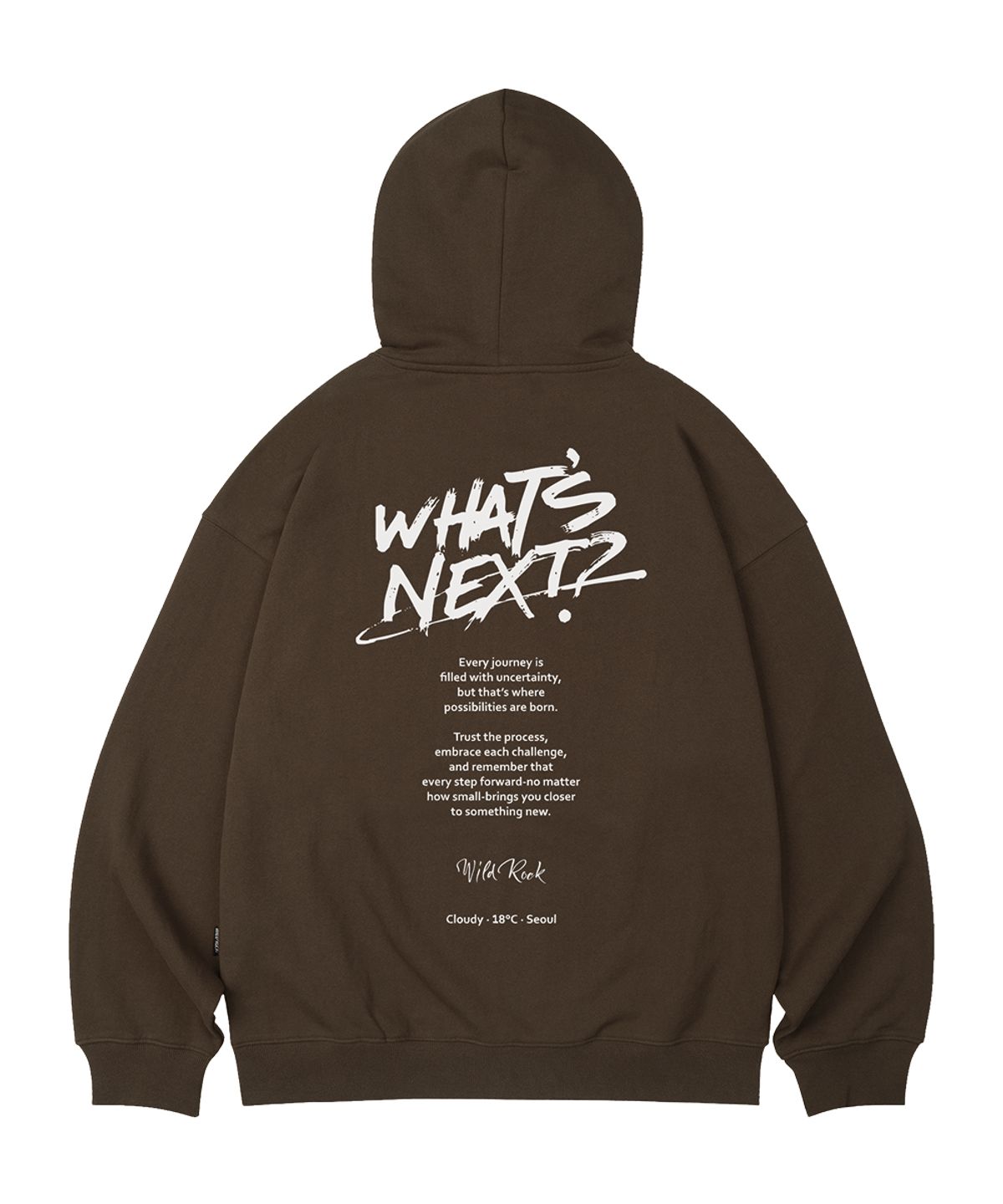 와일드락(WILDROCK) Whats Next 오버핏 후드_10 COL