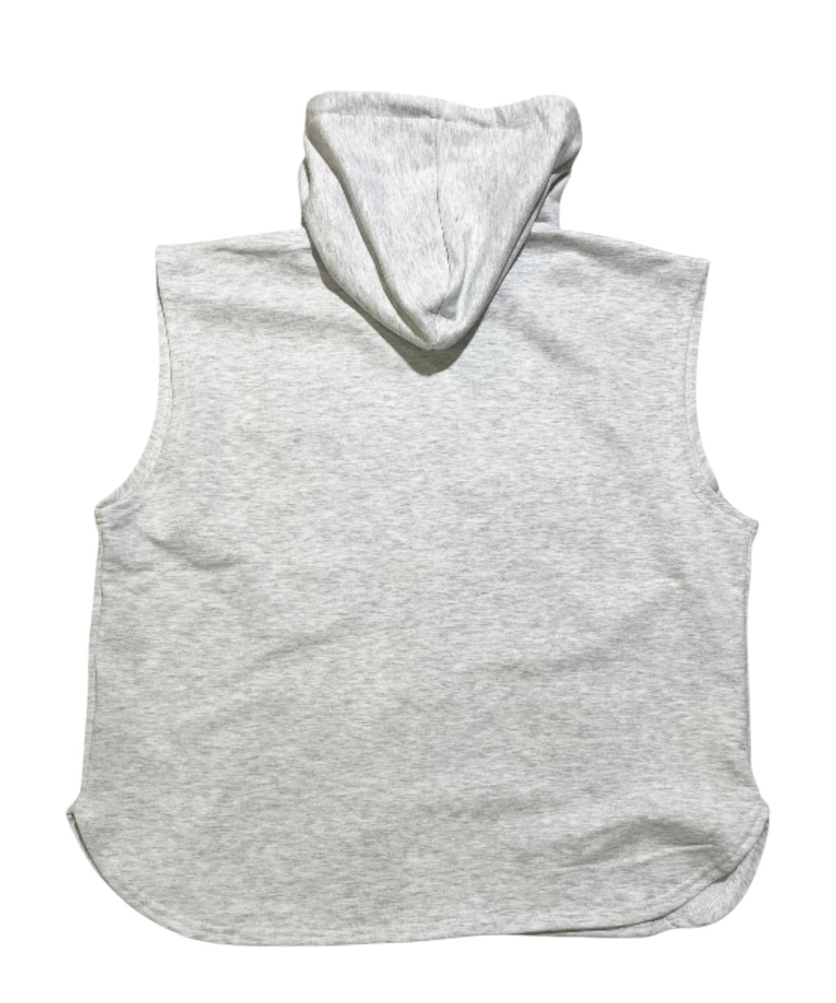 스케이터락(SK8ER ROCK) Neo Sweat Hood Zip-Up Vest ((white melange))