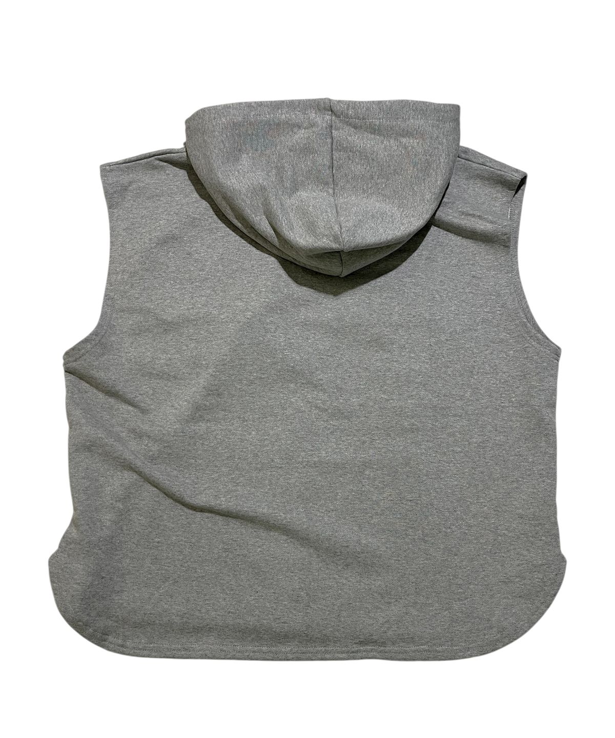 스케이터락(SK8ER ROCK) Neo Sweat Hood Zip-Up Vest ((melange gray))