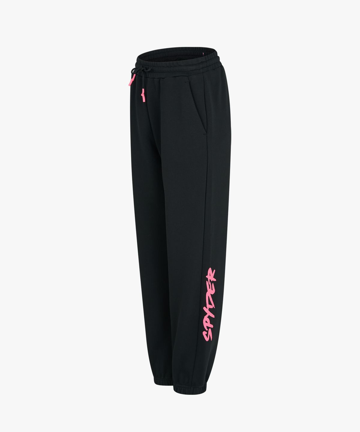 스파이더(SPYDER) 여성  IRON PINK  오버핏 조거팬츠 SPKFCNFP252WBLK