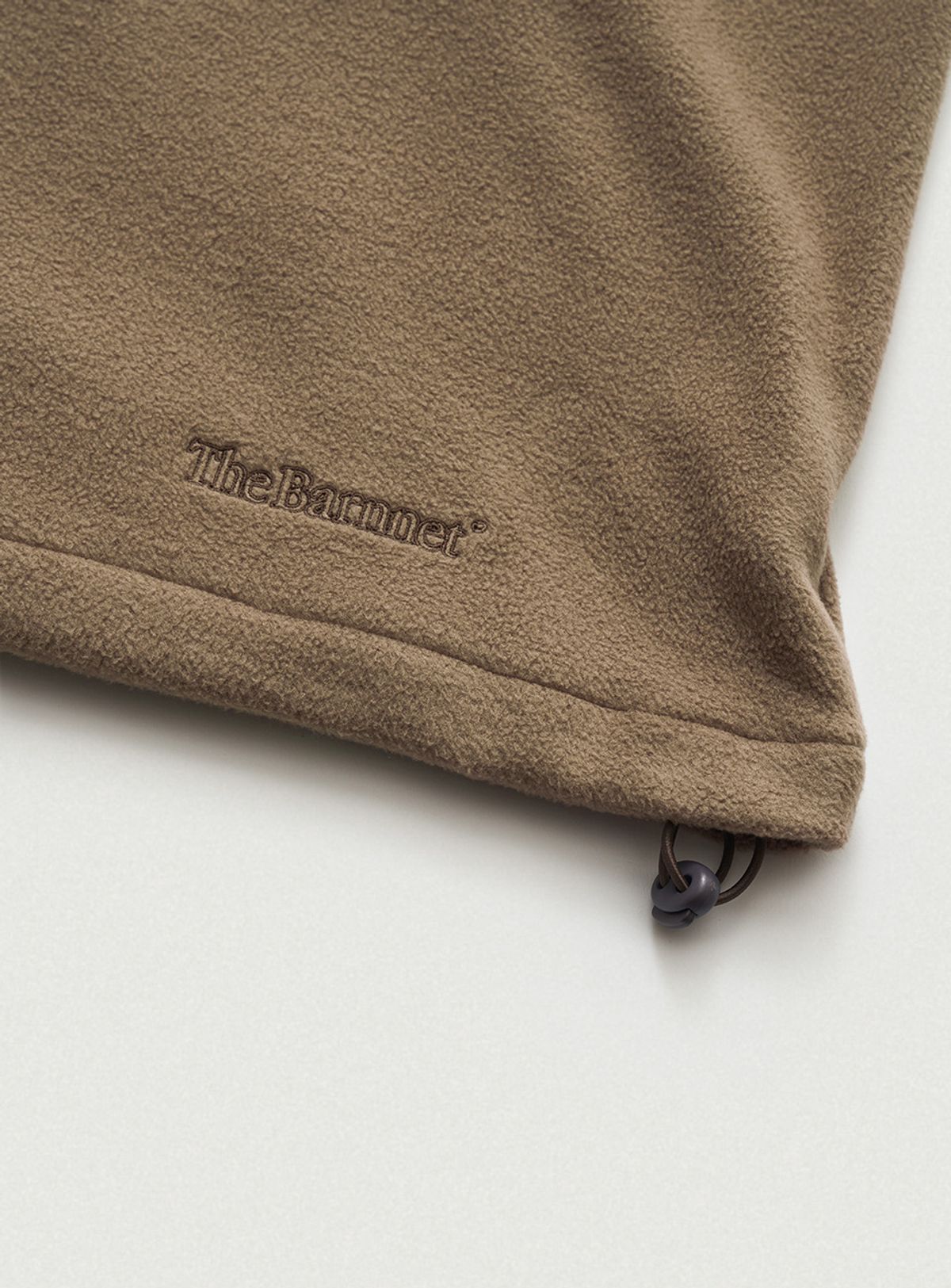 더바넷(THEBARNNET) Molten Fleece Zip-Up Hoodie_Beige