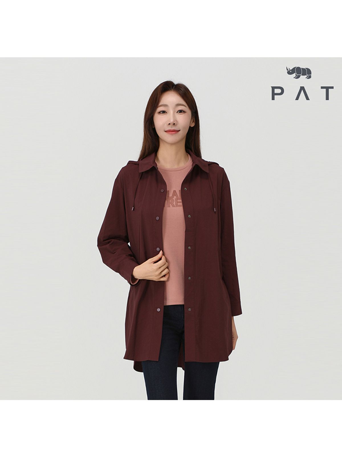 피에이티(PAT) 후드 탈부착 셔츠형 코트_1I61101