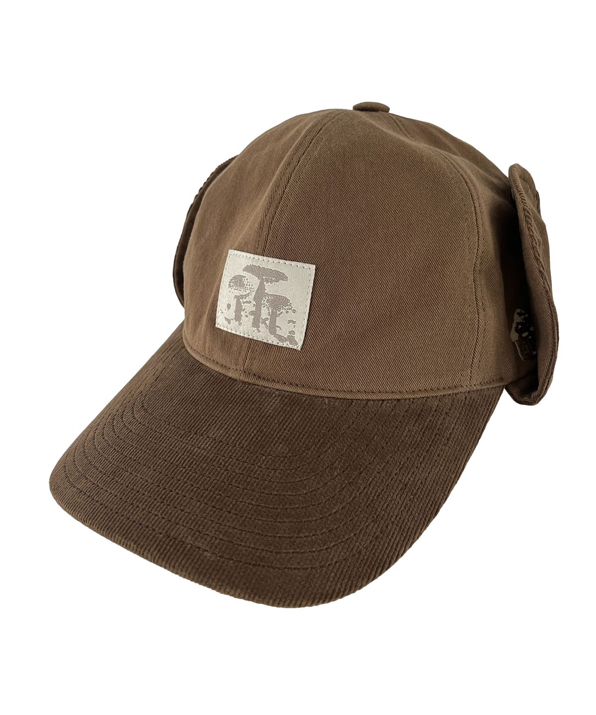 더콜디스트모먼트(THE COLDEST MOMENT) TCM house earflap cap (brown)