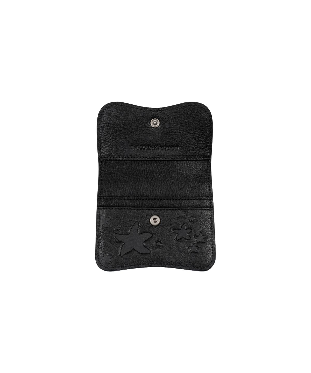 더콜디스트모먼트(THE COLDEST MOMENT) TCM starfish pattern mini pouch (black)