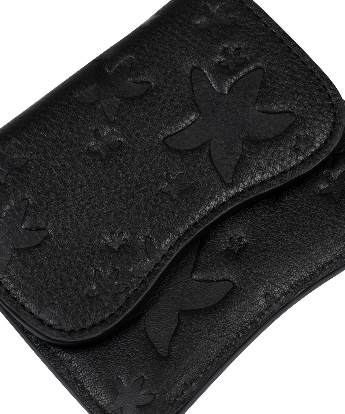 더콜디스트모먼트(THE COLDEST MOMENT) TCM starfish pattern mini pouch (black)