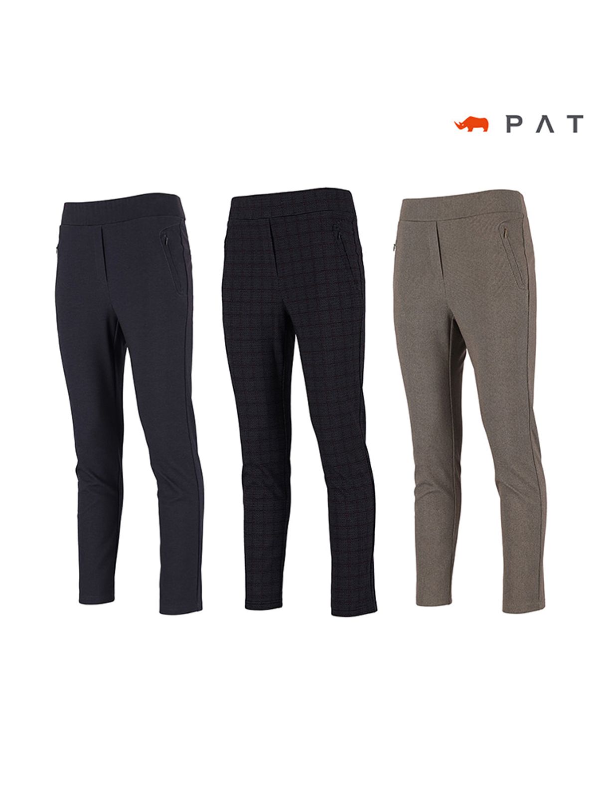 피에이티(PAT) 분또 전체밴드 슬림핏 팬츠_1I61680