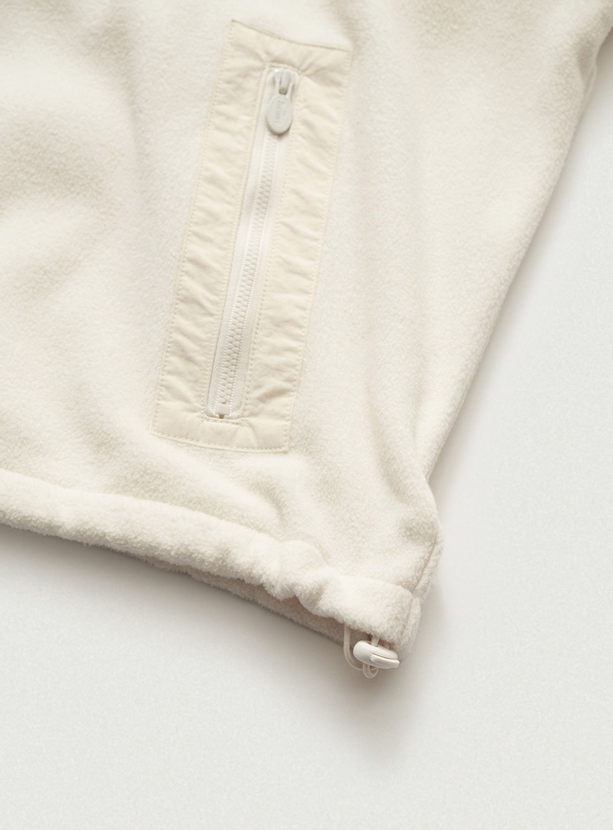 더바넷(THEBARNNET) Laska Fleece Half-Zip Pullover_Ivory