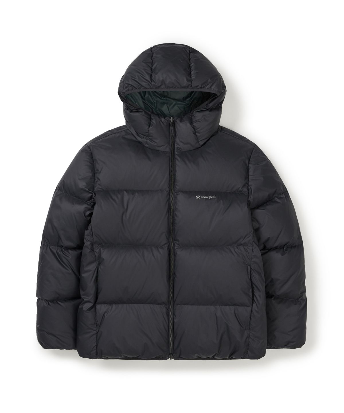 스노우피크 어패럴(SNOWPEAK APPAREL) 에어노바 퍼텍스 리버시블 후드 헤비 다운 자켓 (S25WUPDJ14) Black