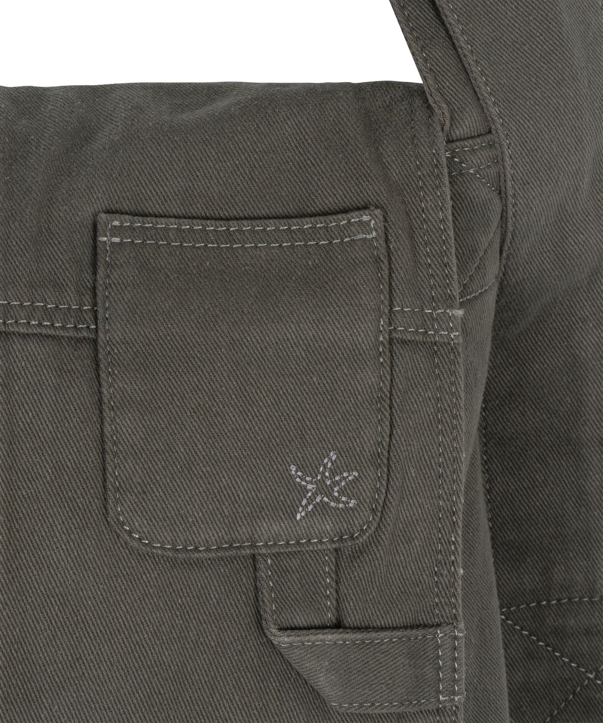 더콜디스트모먼트(THE COLDEST MOMENT) TCM washed vintage pocket cross bag (charcoal)