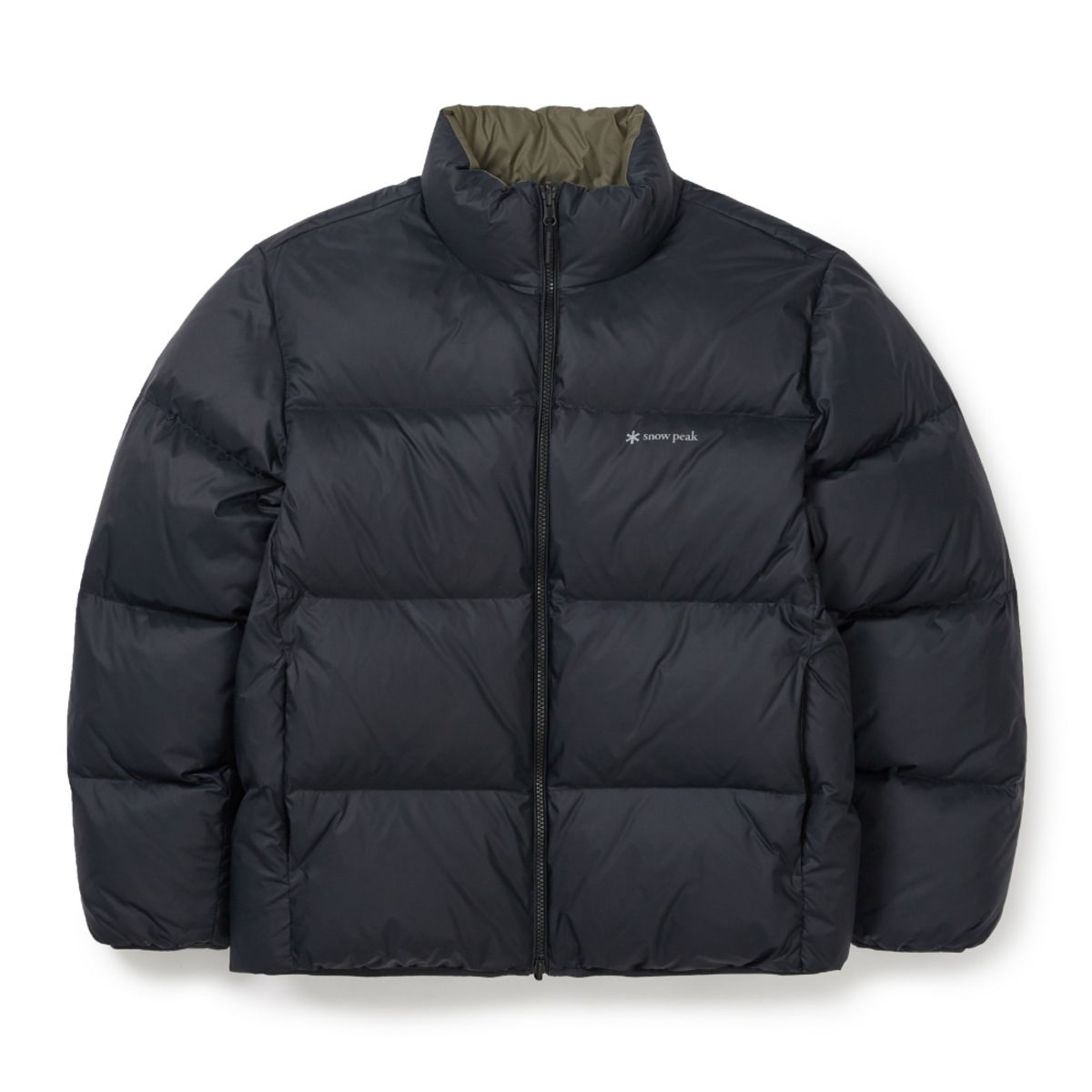 스노우피크 어패럴(SNOWPEAK APPAREL) 에어노바 퍼텍스 리버시블 스탠드넥 헤비 다운 자켓 (S25WMPDJ16) Black