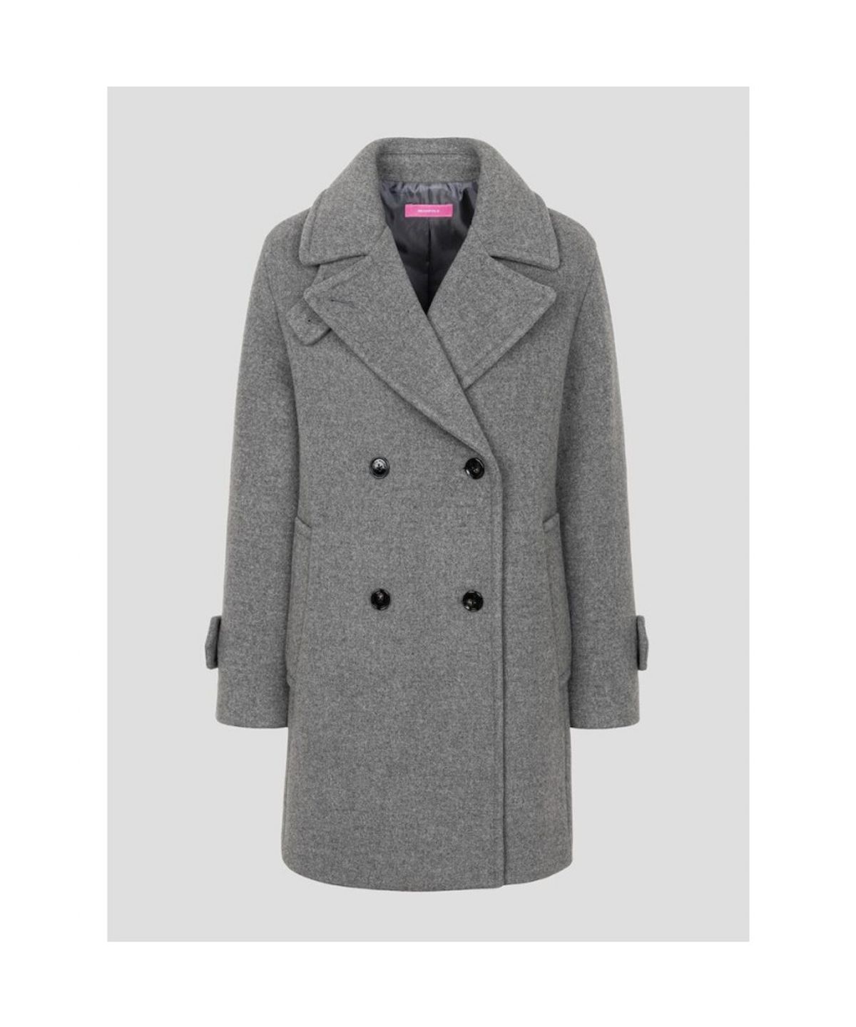 빈폴 레이디스(BEANPOLE LADIES) [B. my] 울 혼방 마치 코트  애쉬 (BF5X30N014)