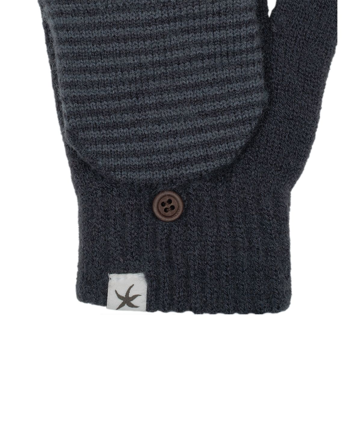 더콜디스트모먼트(THE COLDEST MOMENT) TCM stripe twofold mitten glove (black)