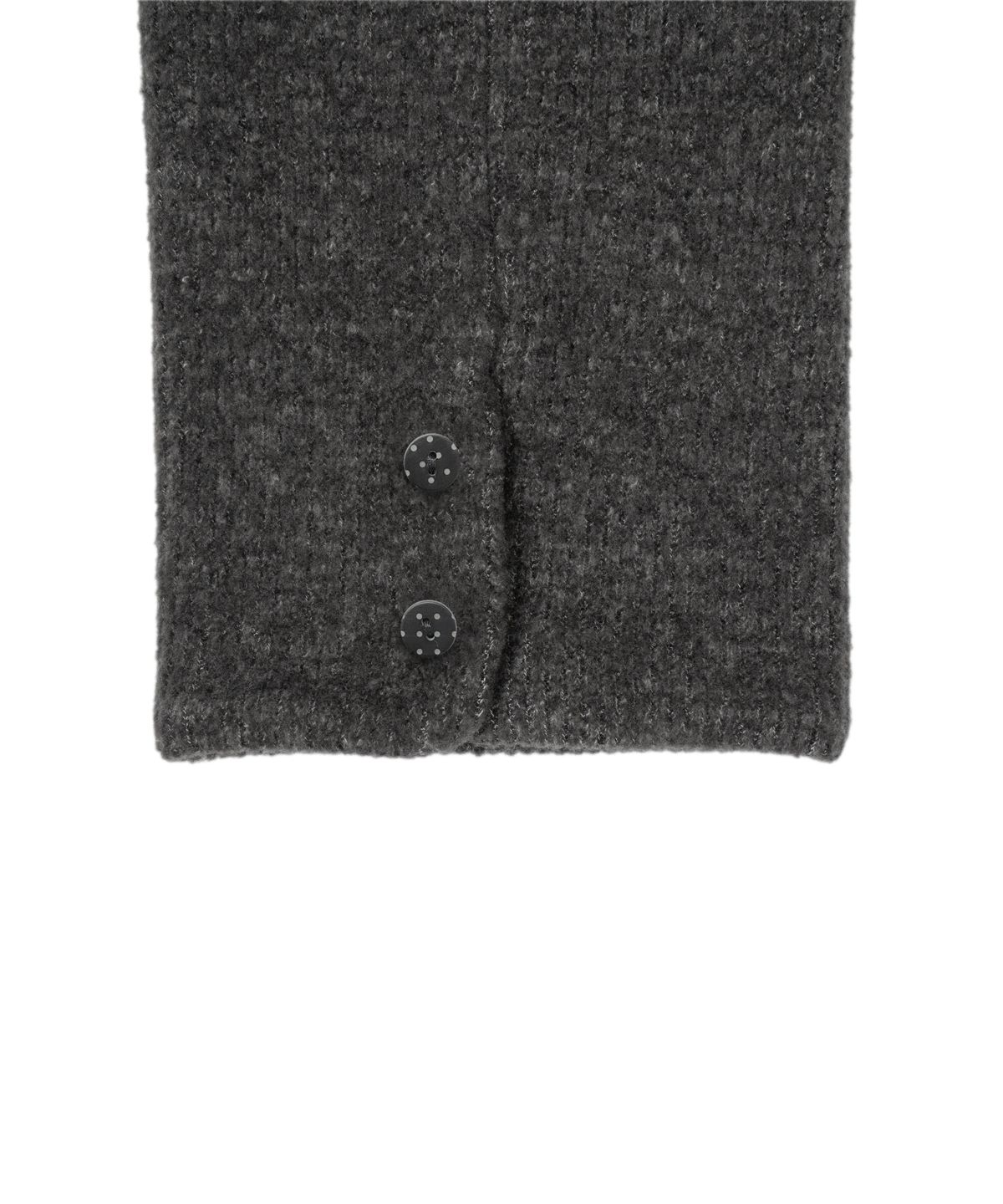 더콜디스트모먼트(THE COLDEST MOMENT) TCM button knit warmer (charcoal)