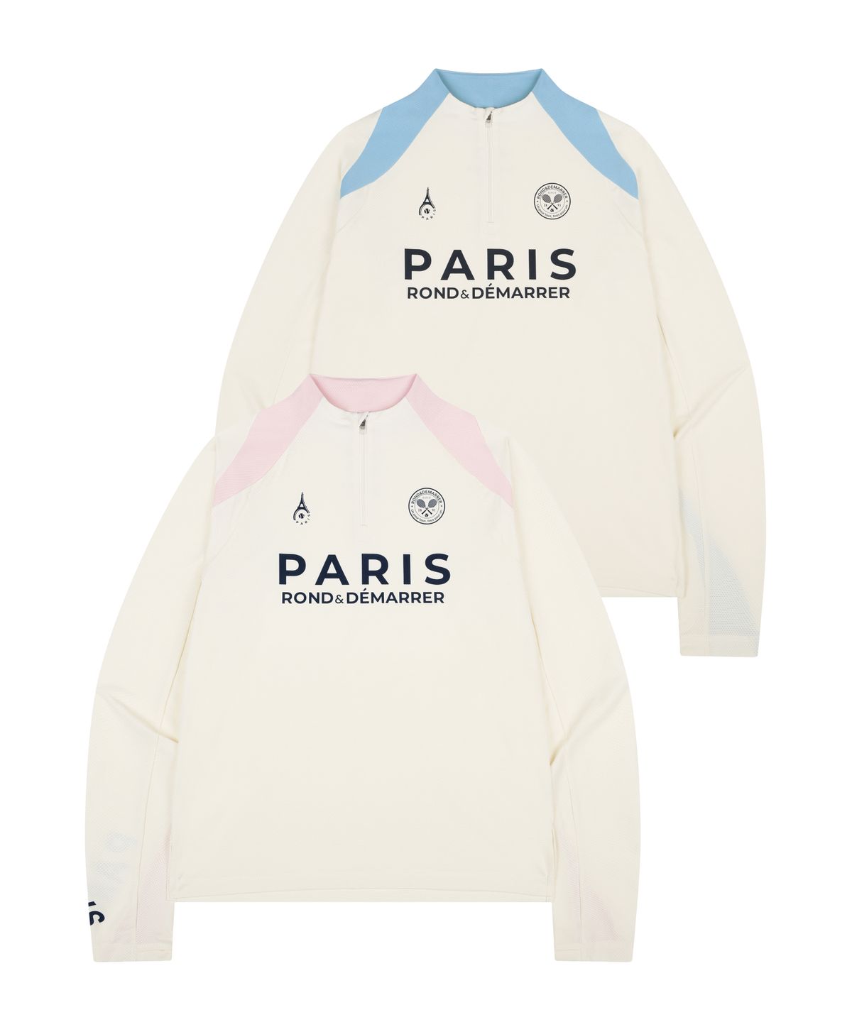 론앤디마리(ROND&DÉMARRER) [남녀공용] PARIS 블록 코어 하이넥 롱슬리브