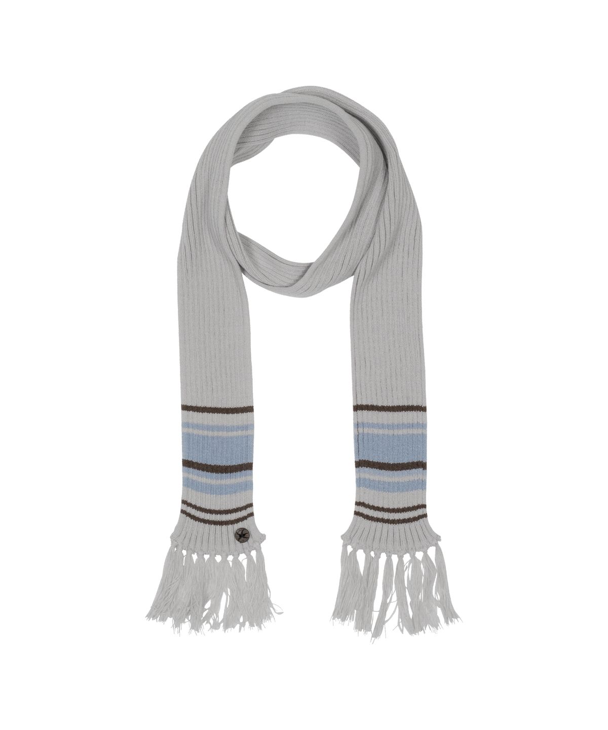 더콜디스트모먼트(THE COLDEST MOMENT) TCM mini logo button color muffler (light grey)