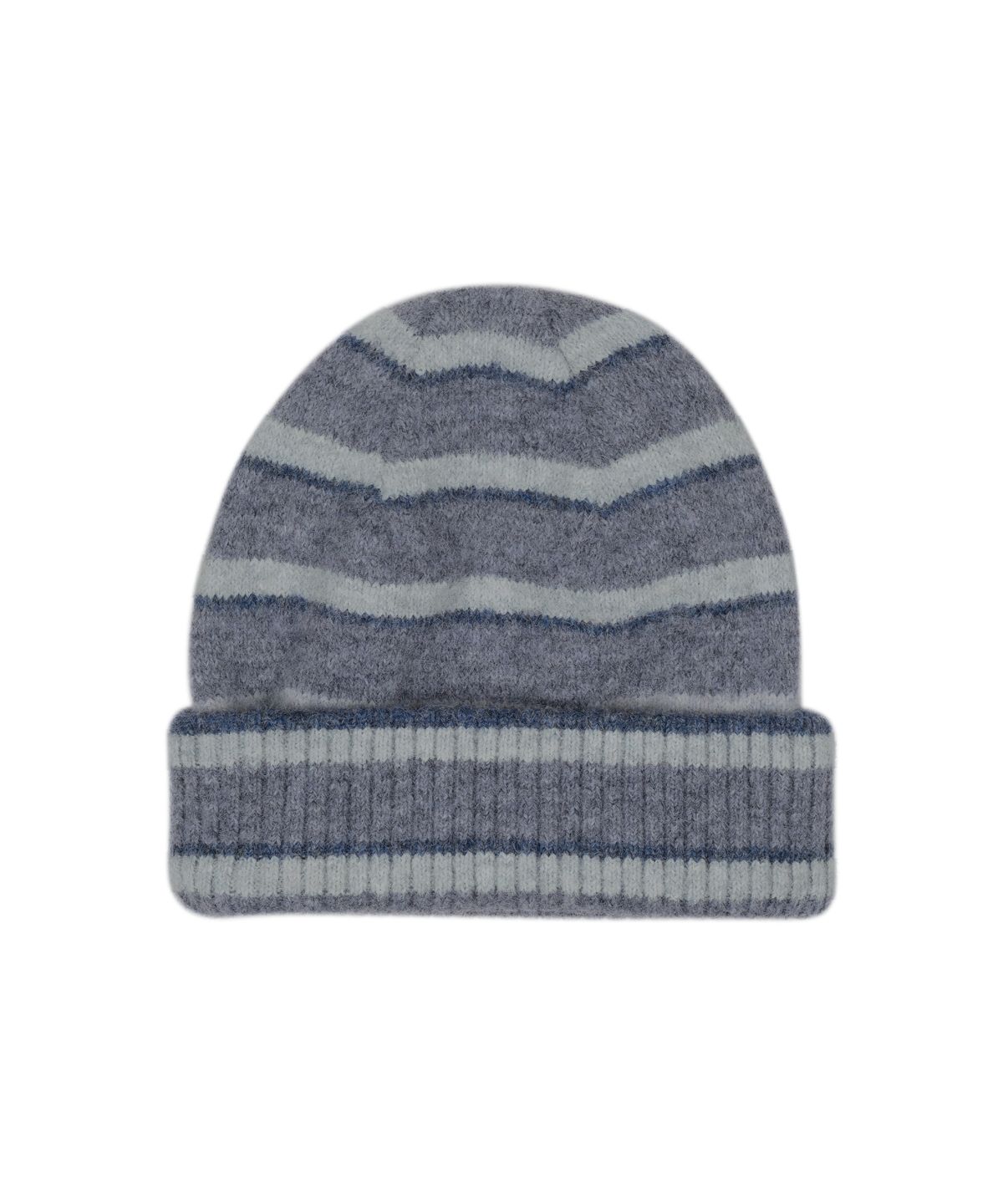 더콜디스트모먼트(THE COLDEST MOMENT) TCM mohair stripe beanie (blue)
