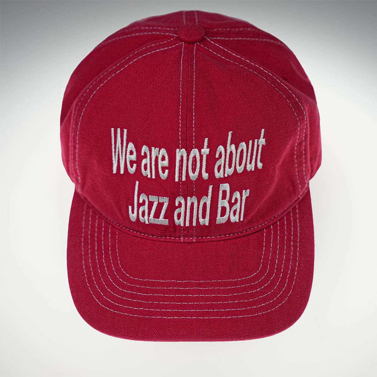 재즈앤바(JAZZ&BAR) [Restock]6 Panel Washed Logo Cap - WNJB (Washed Red)