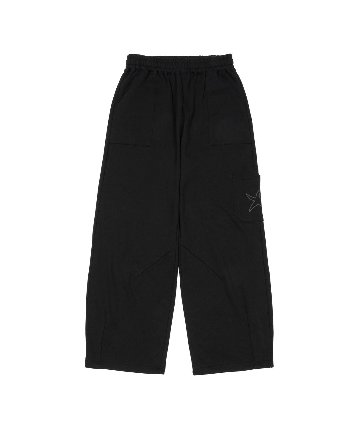 더콜디스트모먼트(THE COLDEST MOMENT) TCM cargo logo sweat pants (black)