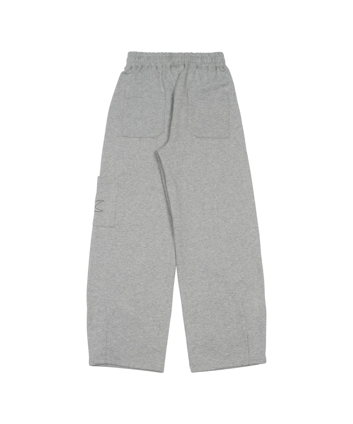 더콜디스트모먼트(THE COLDEST MOMENT) TCM cargo logo sweat pants (melange grey)