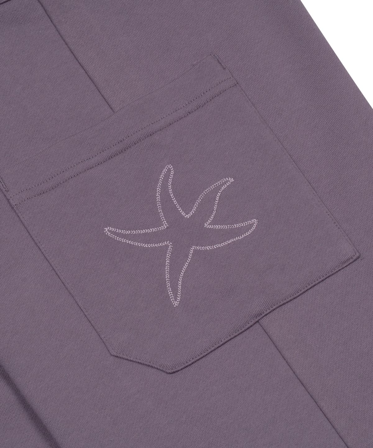 더콜디스트모먼트(THE COLDEST MOMENT) TCM cargo logo sweat pants (purple)