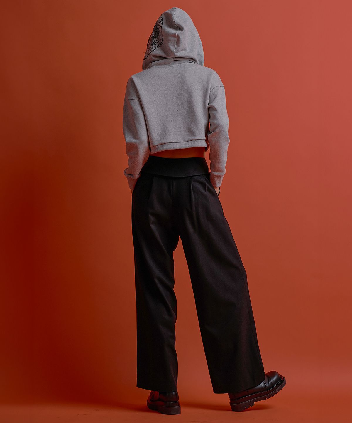꼬마크(CCOMAQUE) 사폭 여밈 바지 RP32B612