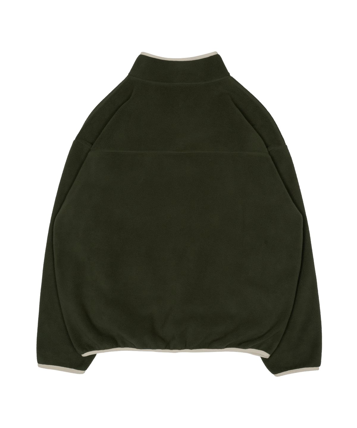 더콜디스트모먼트(THE COLDEST MOMENT) TCM half button fleece pullover (khaki)