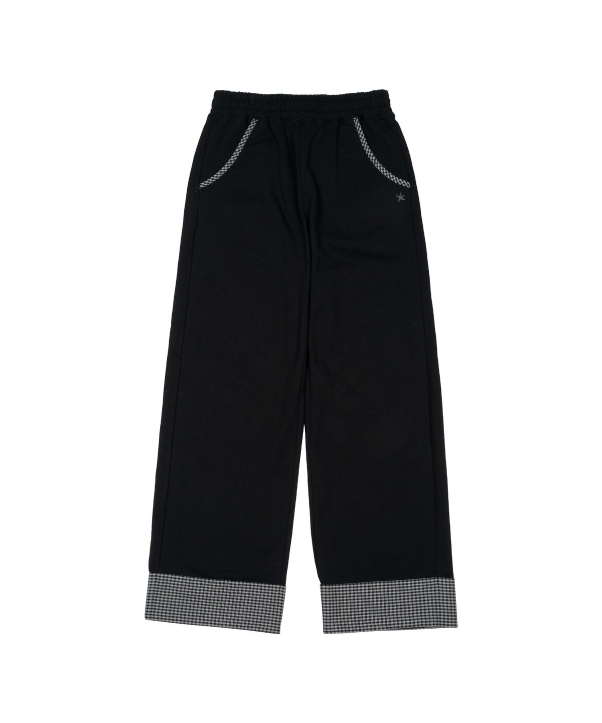 더콜디스트모먼트(THE COLDEST MOMENT) TCM hidden check sweat pants (black)