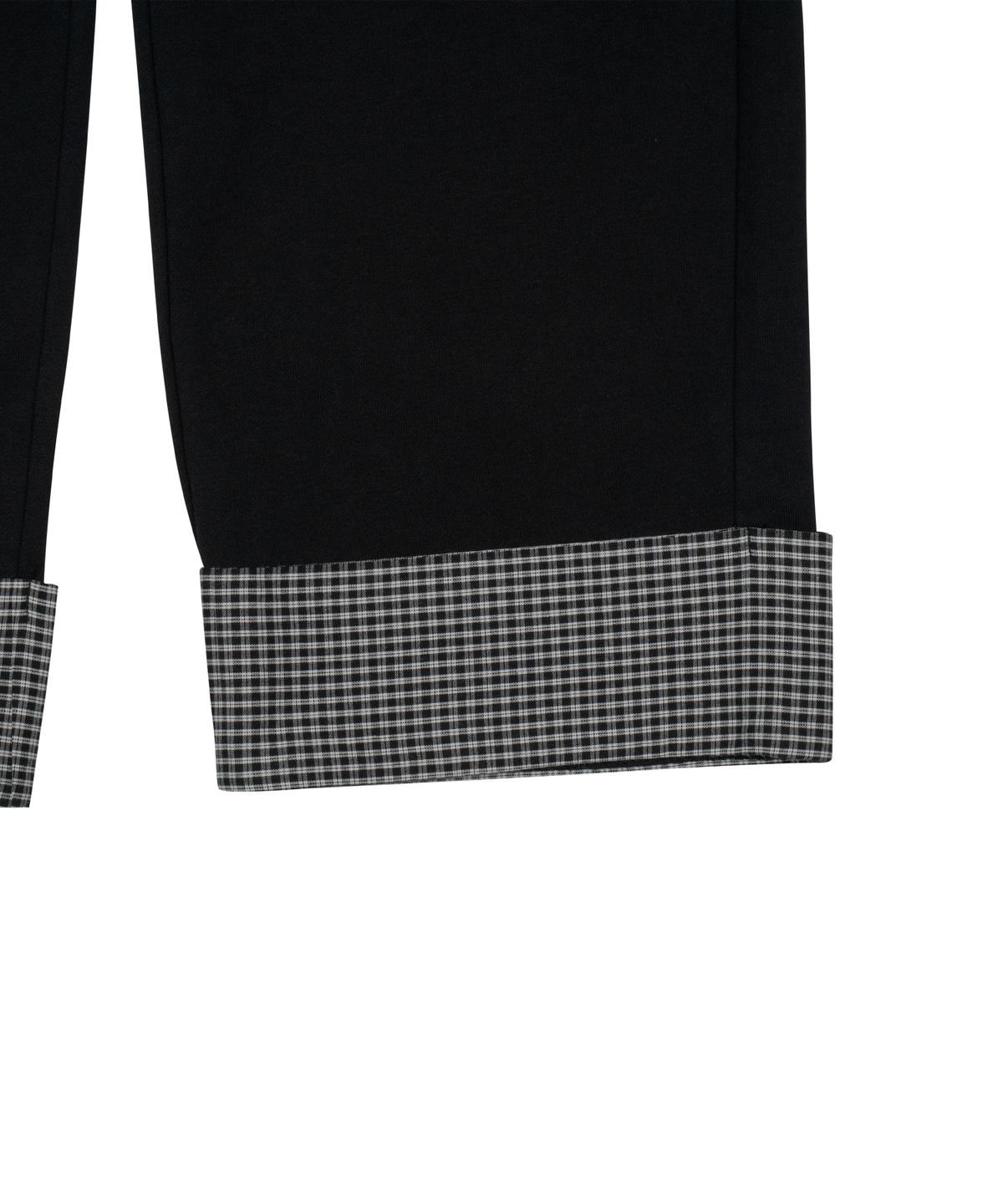 더콜디스트모먼트(THE COLDEST MOMENT) TCM hidden check sweat pants (black)