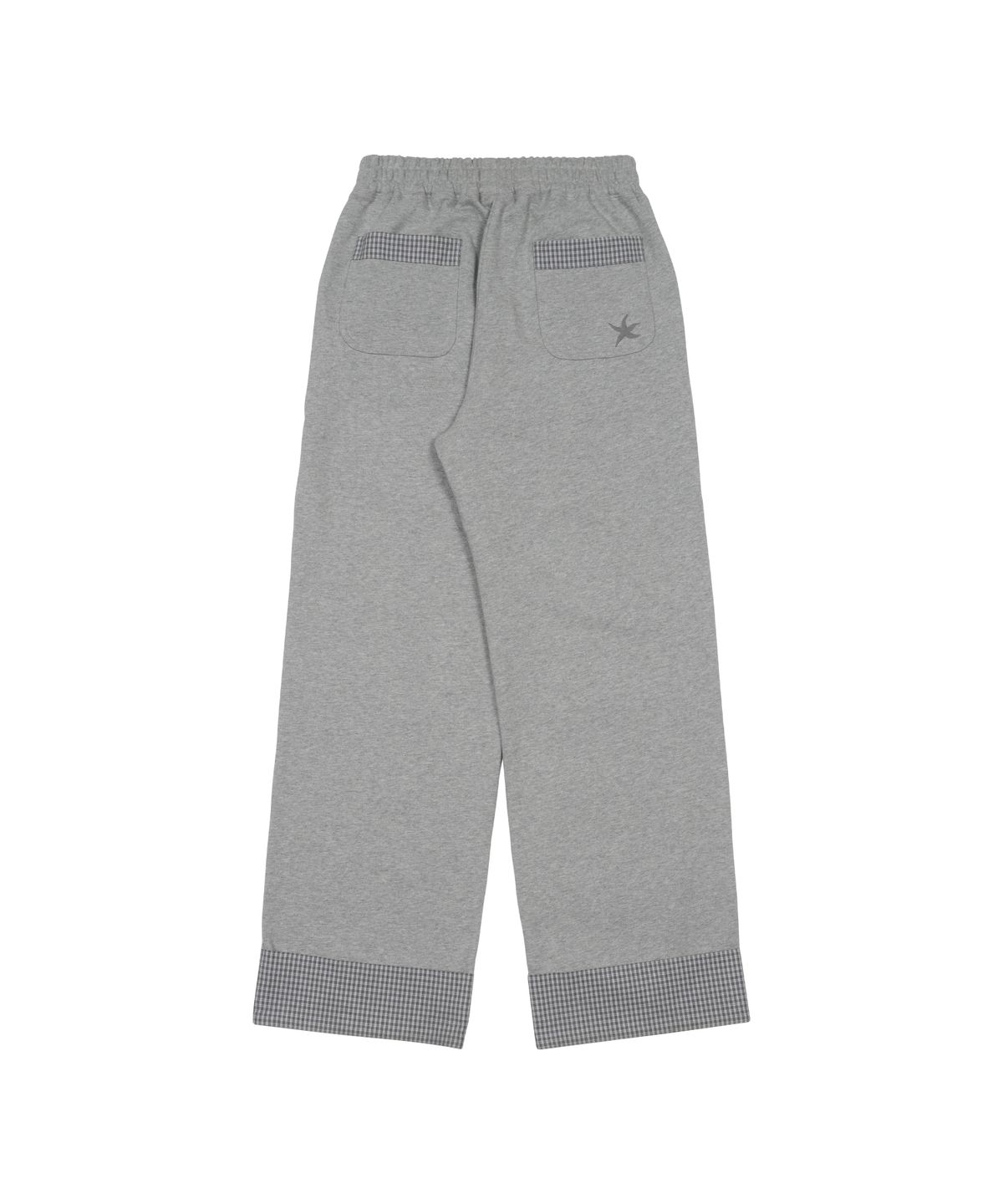 더콜디스트모먼트(THE COLDEST MOMENT) TCM hidden check sweat pants (melange grey)