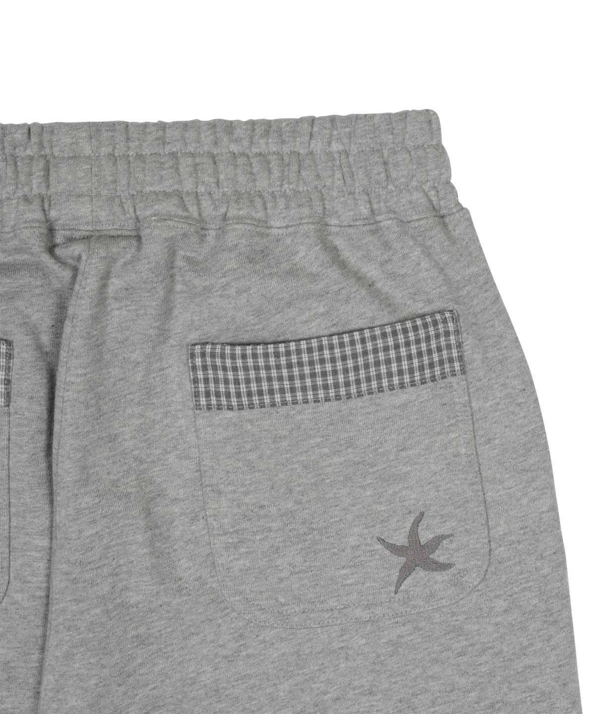 더콜디스트모먼트(THE COLDEST MOMENT) TCM hidden check sweat pants (melange grey)