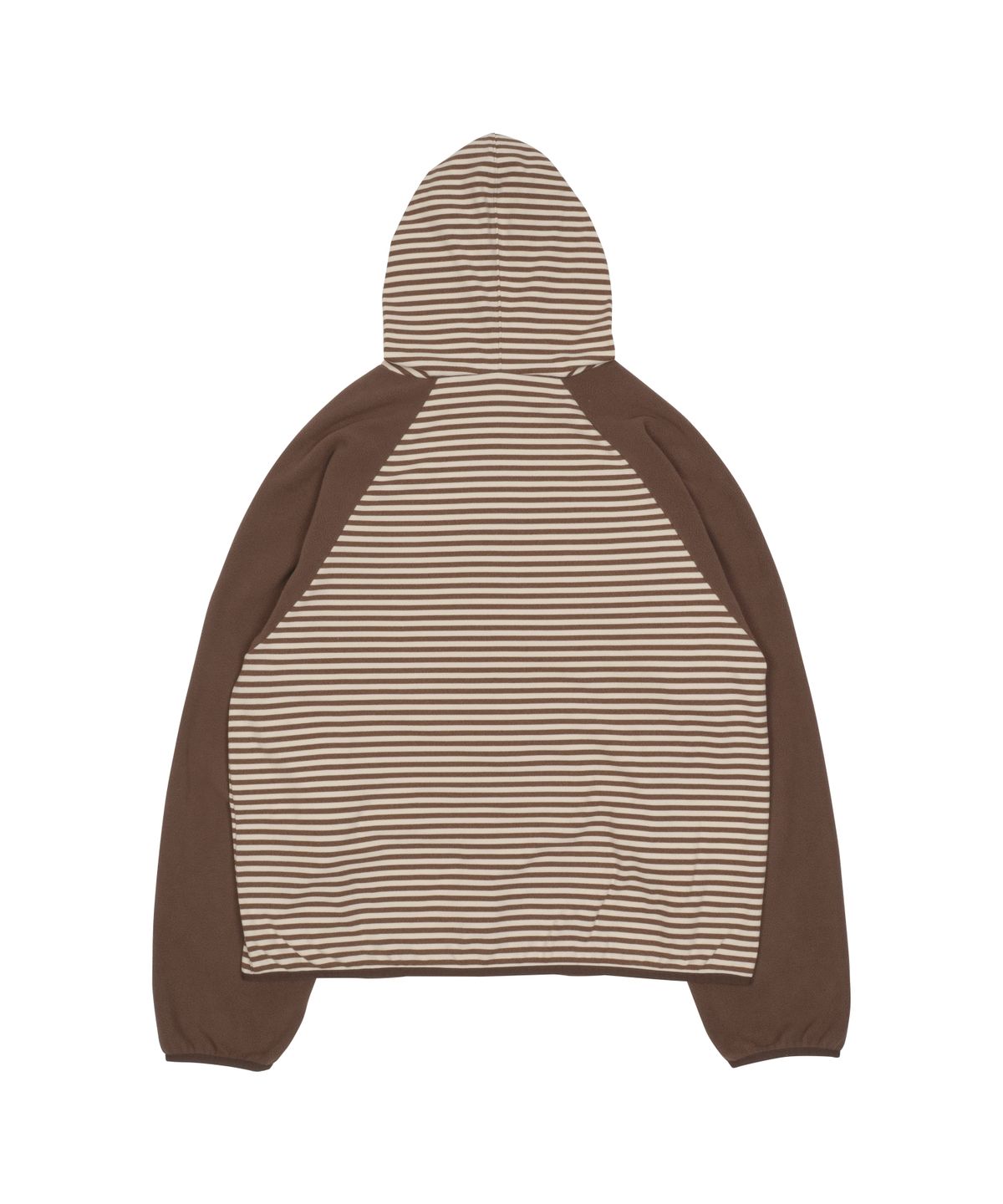 더콜디스트모먼트(THE COLDEST MOMENT) TCM stripe raglan fleece jacket (brown)