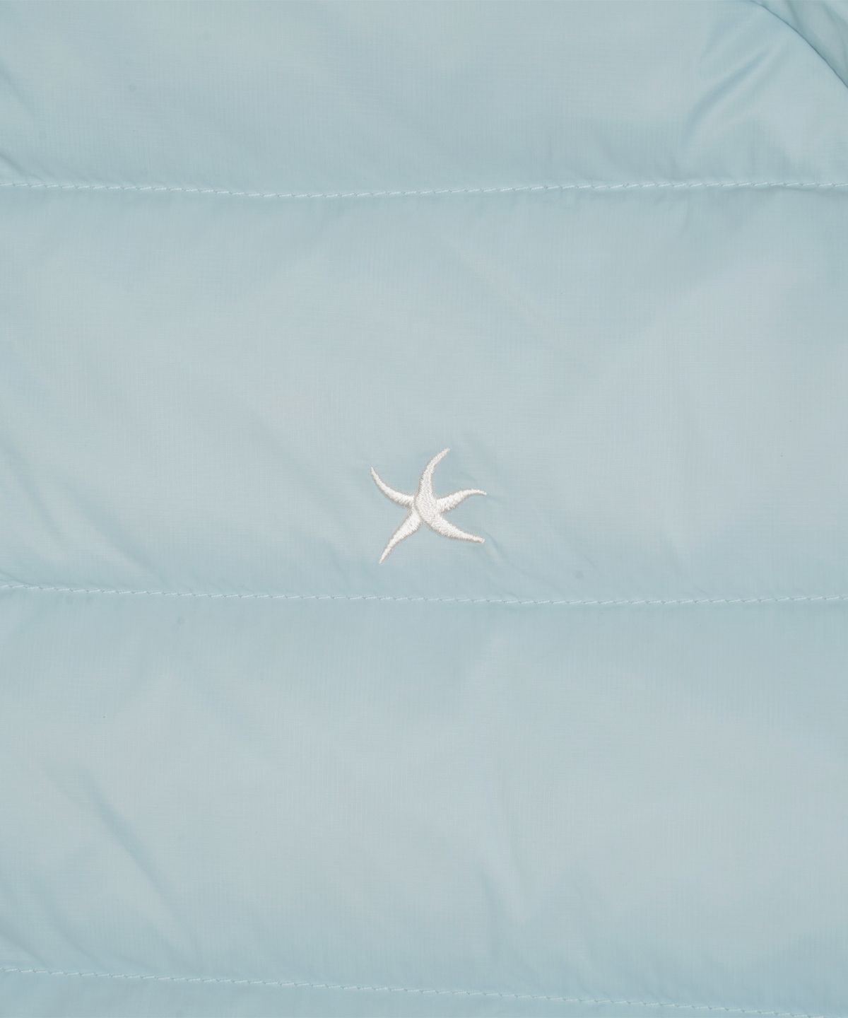 더콜디스트모먼트(THE COLDEST MOMENT) TCM mini logo raglan light puffer jacket (sky blue)