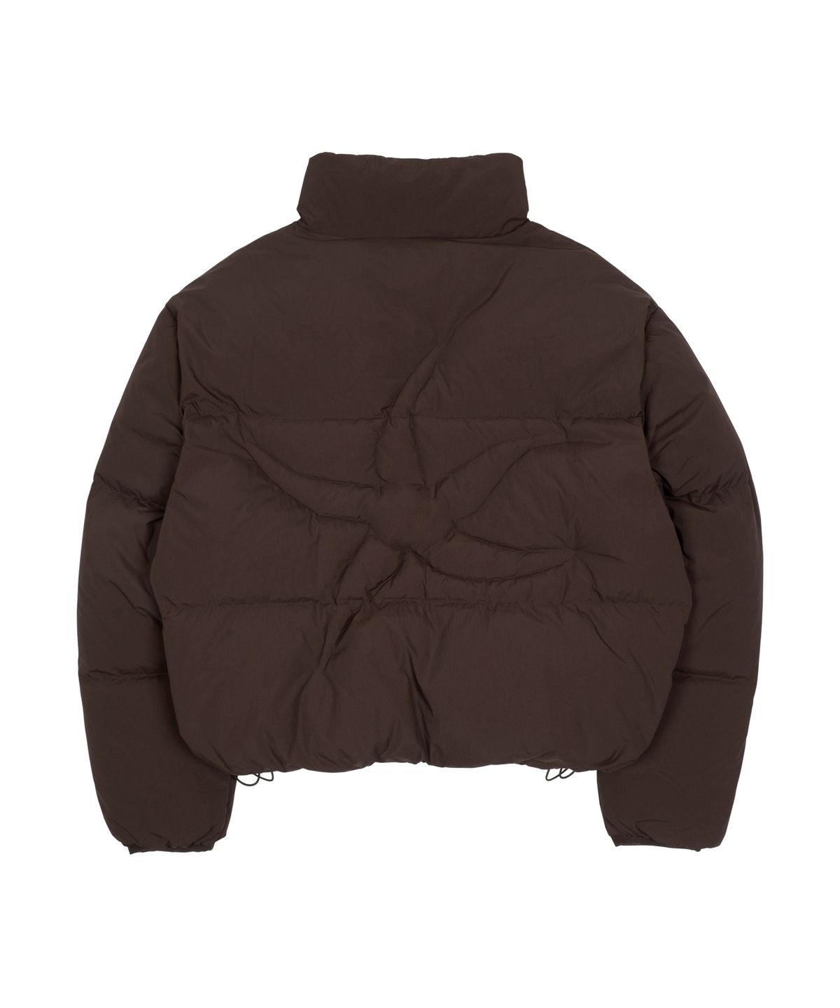 더콜디스트모먼트(THE COLDEST MOMENT) TCM starfish logo puffer jacket (brown)