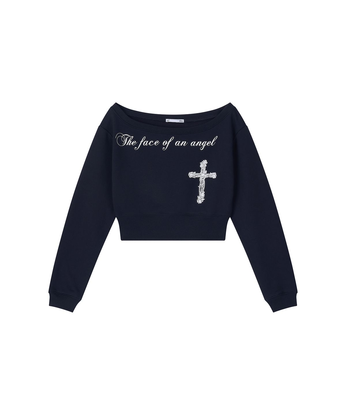 일리오(ILLIO) Navy Angel sweat shirt