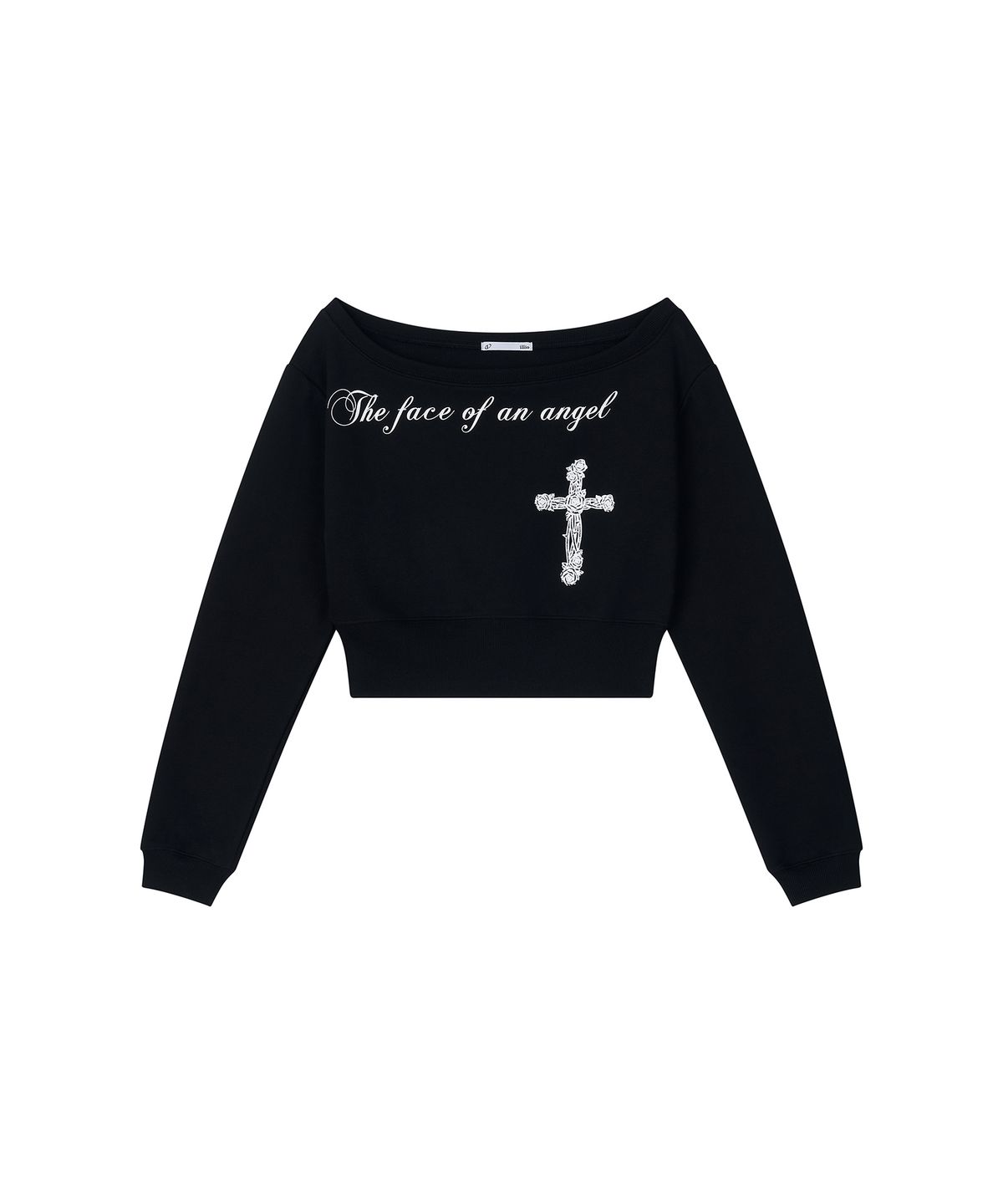 일리오(ILLIO) Black Angel sweat shirt